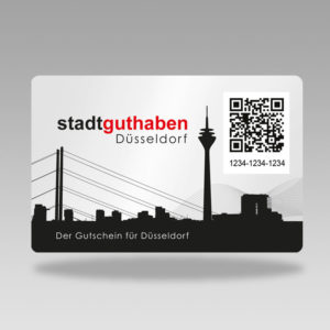Stadtguthaben Düsseldorf - Gutscheinkarte